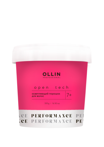 OLLIN BLOND PERFORMANCE Open Tech Осветляющий порошок для открытых техник обесцвечивания волос 500г