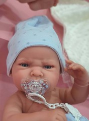 JUAN ANTONIO munecas Кукла-мальчик Лусио в голубом, 42 см (5077)