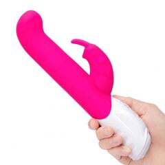 Розовый вибромассажер для G-точки Come hither G-Spot Rabbit - 24,5 см. - 