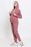 Спортивный костюм для беременных и кормящих 12661 пепельная роза