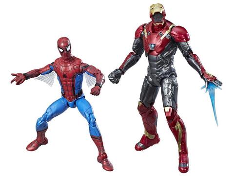 Марвел Легенд набор фигурок Человек-паук и Железный человек