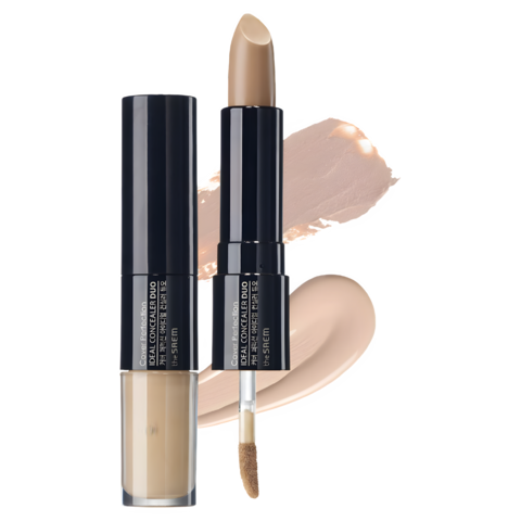 The Saem Cover Perfection Ideal Concealer Duo 1.5 Natural Beige Консилер двойной 1.5