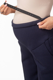 Утепленные брюки для беременных 15001 темно-синий