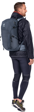 Картинка рюкзак туристический Deuter Speed Lite 25 Black - 6