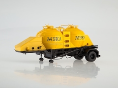 ZIL-130V1 with semitrailer flour carrier K4-AMG khaki-yellow 1:43 AutoHistory
