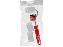 MIRAX ПОРОЛОН, 40 х 65 мм, бюгель 6 мм, 3 шубки + ручка, для водорастворимых ЛКМ, малярный валик в наборе (0363-06)