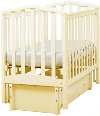 АБ 19.3  "Жасмин" кровать детская  маятниковая  продольная (ваниль)