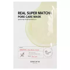 Тканевая маска с экстрактом зеленого чая матча SOME BY MI Real Super Matcha Pore Care Mask 20г