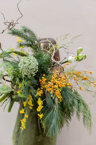 Зимний букет “green dragon”