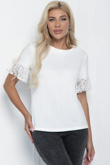 Блуза Натэлла (молочная) Б11134 LT Collection