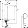 Hansgrohe Vivenis 75042700 Смеситель для раковины, белый матовый