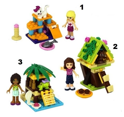 Minifigures Girl Friends Blocks Building