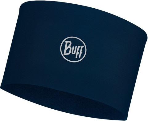 Картинка повязка Buff headband tech fleece Solid Blue - 1