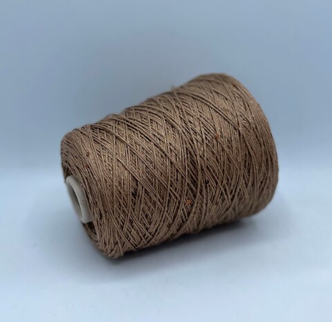 G&G Filati (пр.Италия),art-Lino 150м/100гр,100%Лен+пайетка+ люрекс, цвет-Бежевый. арт.23451