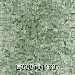 Бисер Чехия "GAMMA" круглый 5 10/0 2.3 мм E338 т.зеленый ( 01163 )