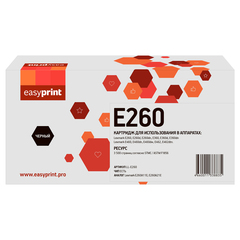 Тонер-картридж EasyPrint LL-E260 для Lexmark E260/E360/E460 (3500 стр.) черный, с чипом
