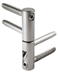 Петля ввертная регулир 14мм (3D) хром