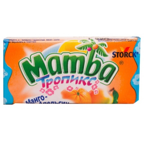 Конфеты жев MAMBA Тропикс 26,5 г ГЕРМАНИЯ