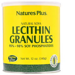 Nature's Plus, Гранулы лецитина, натуральная соя 12 унции (340 г)