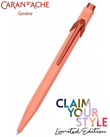 Ручка шариковая Caran d’Ache 849 Claim Your Style Edition 3 LE, Tangerine (849.566)