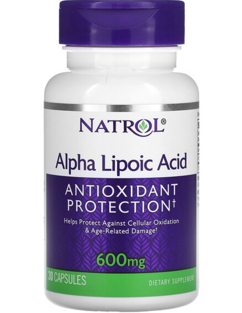 Natrol, Альфа-липоевая кислота, 600 мг, 30 капсул - купить по выгодной ...