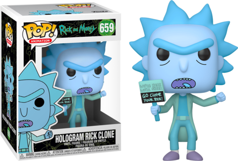 Funko POP! Rick and Morty: Hologram Rick Clone (659)