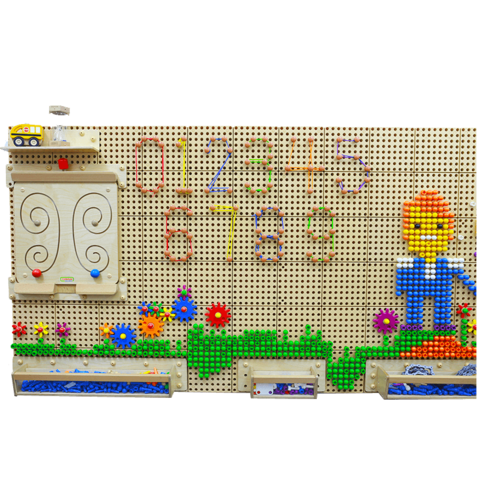 Стена колышки и шнуровка. НАБОР ИЗ 200 КОЛЫШКОВ И 30 ШНУРОВОК