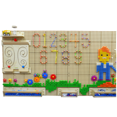 Стена колышки и шнуровка. НАБОР ИЗ 200 КОЛЫШКОВ И 30 ШНУРОВОК