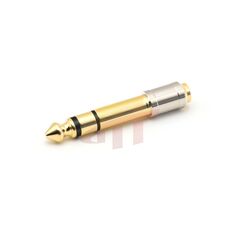 Переходник с медным разъёмом с 3.5мм на 6.35 мм(1/4 