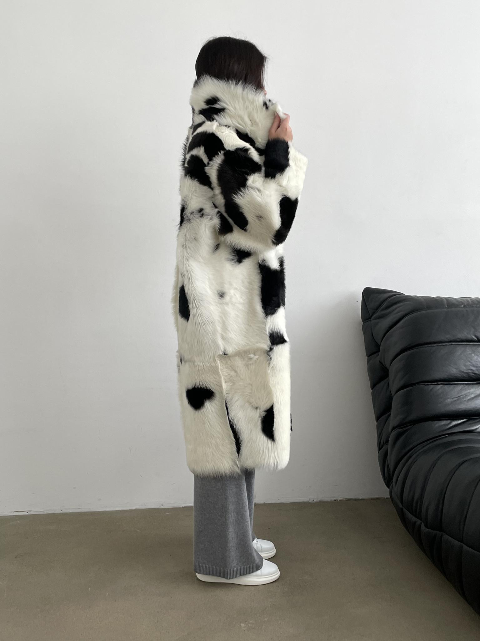 Двустороннее пальто-дубленка Toscana Cruella