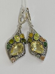 Тенерифе (серьги из серебра)