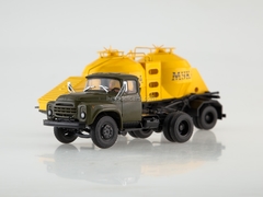 ZIL-130V1 with semitrailer flour carrier K4-AMG khaki-yellow 1:43 AutoHistory