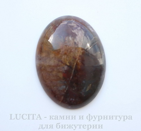 Кабошон овальный Агат Индийский 40х30х6 мм №44 ()
