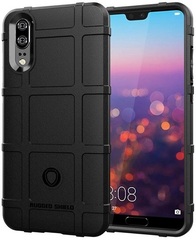 Чехол для Huawei P20 цвет Black (черный), серия Armor от Caseport