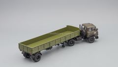 MAZ-504V with semitrailer 9380 (1/2) khaki 1:43 Nash Avtoprom