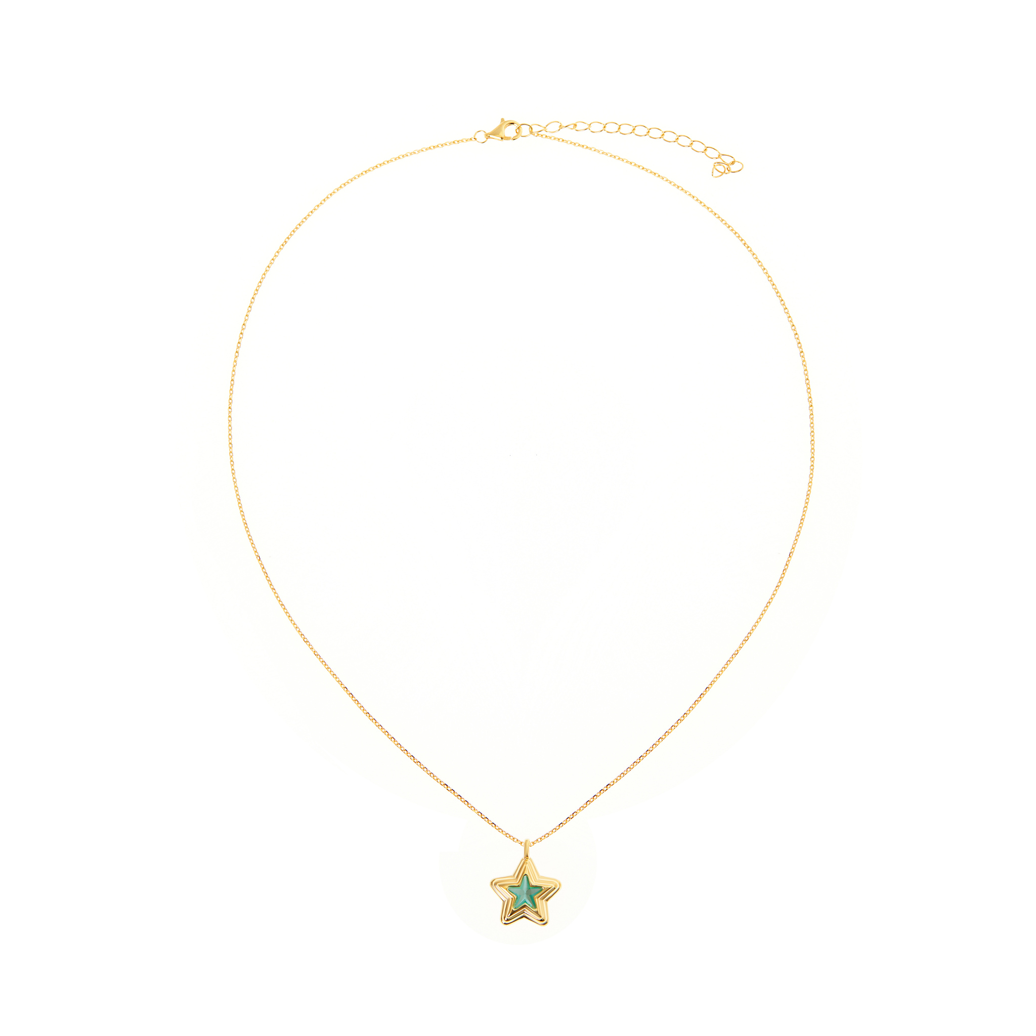 JULY CHILD Колье Starstruck Lime Necklace