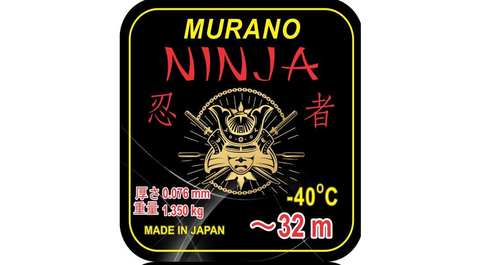 ЗИМНЯЯ МОНОФИЛЬНАЯ ЛЕСКА MURANO NINJA ICE 32 м 0,145 тест 3,650 (прозрачная) продажа от 5 шт.