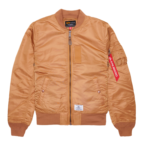 Бомбер Alpha Industries MA-1 Mod Bronzed Brown (Золотой)