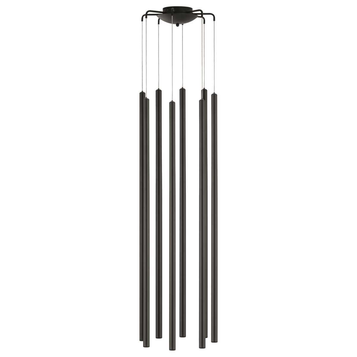 L8T747437 Люстра TUBO LED 40W 2400LM 25G ЧЕРНЫЙ 3000K