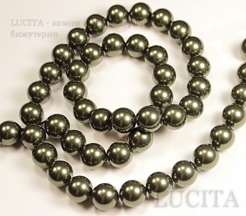 5810 Хрустальный жемчуг Сваровски Crystal Dark Green круглый 10 мм ()
