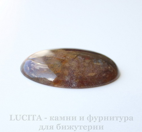 Кабошон овальный Агат Индийский 40х30х6 мм №44 ()
