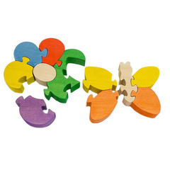 Развивающая игрушка"Цветок с бабочкой"