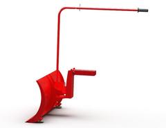 Отвал для снега DDE (прямой поворотный, шир.=1м) для DDE Буцефал-1/2, КентаврЫ, Алёша П (00.12.08.00.00)