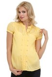 Блузка для беременных 01526 желтый