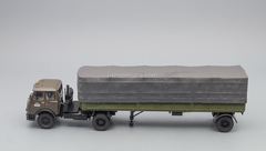 MAZ-504V with semitrailer 9380 (1/2) khaki 1:43 Nash Avtoprom