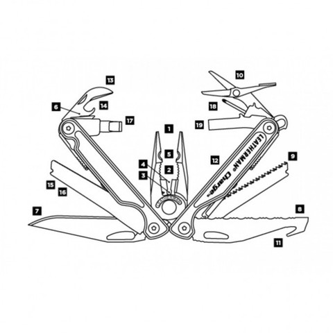 Картинка мультитул Leatherman Charge+ TTI - 7