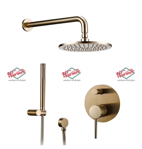 Душевой комплект Warmer Bronze Line 400301-10D