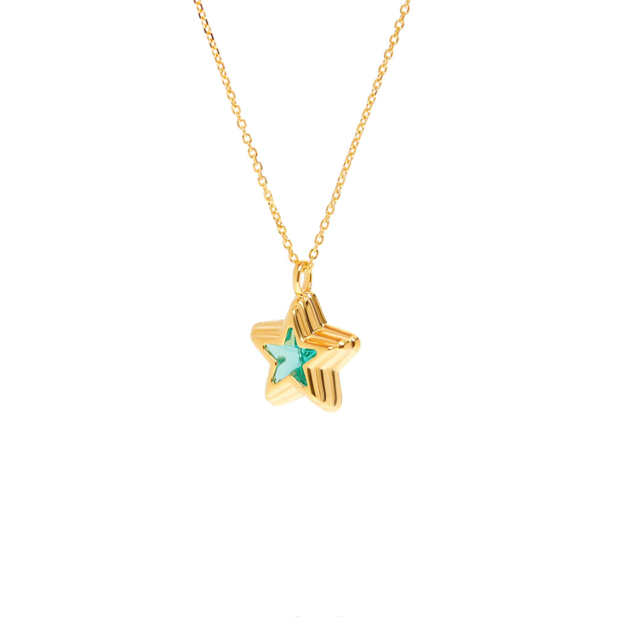 JULY CHILD Колье Starstruck Lime Necklace