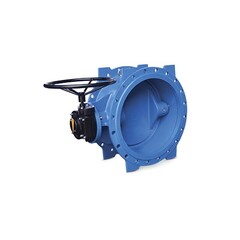 Затвор чугунный с диском из высокопрочного чугунна, уплотнение EPDM 2-эксцентр., DN250, PN10, фланцевый под электропривод FAF 38000250E