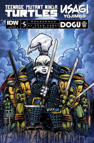 Teenage Mutant Ninja Turtles Usagi Yojimbo WhereWhen #5 (Cover B)